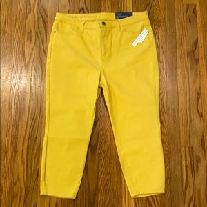 Mustard Colored Talbots Jeans